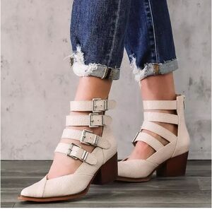 Arider Girl Eleven Croc Print Ankle Boot Size 7.5